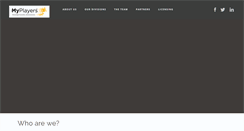 Desktop Screenshot of myplayers.co.za